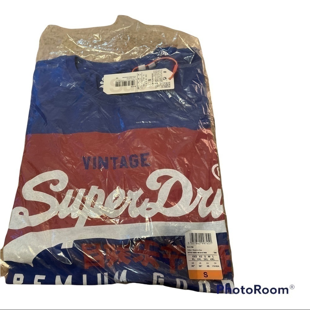 SUPERDRY Organic Cotton Vintage Logo T-Shirt - Picture 9 of 9